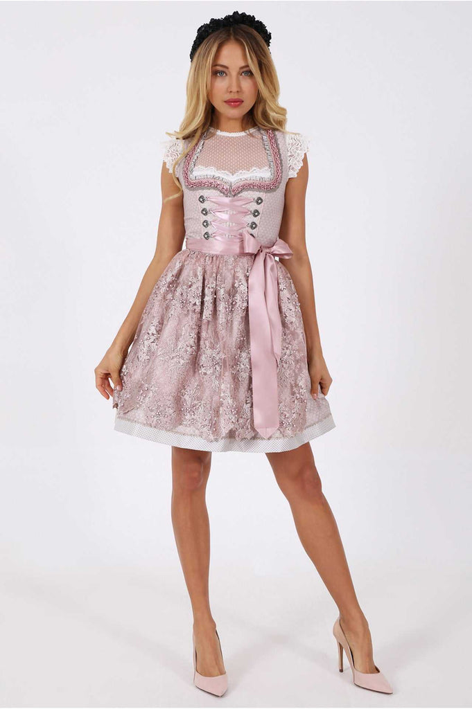 Dirndl - Modell KALIA - Krüger Madl - inkl. Spitzenschürze - 50 cm - 407751-0-0233