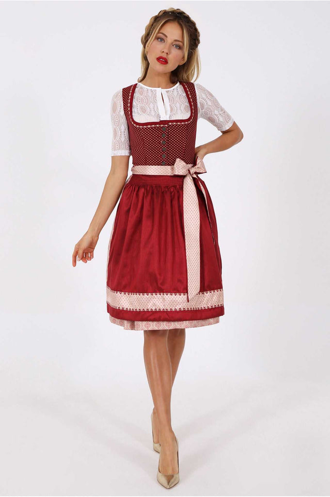 Dirndl - Modell SANNA - Krüger Madl - inkl. Schürze - 60 cm - 407861-0-0090