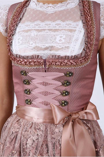 Dirndl - Modell THORDIS - Krüger Madl - inkl. Spitzenschürze - 50 cm - 409351-0-0033