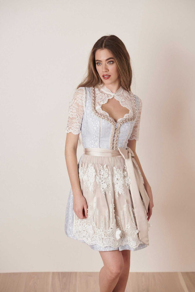 Dirndl - Modell  INA  - Krüger Madl - inkl. Spitzenschürze - 50 cm - 411063-050-0081