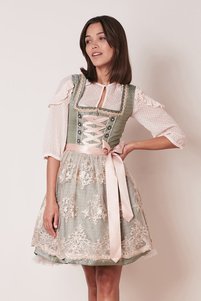 Dirndl - Krüger Madl - inkl. Spitzenschürze - 50 cm - 411462-5-0005
