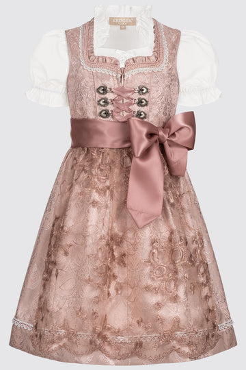 Kinderdirndl krüger madl dirndl spitze rosa