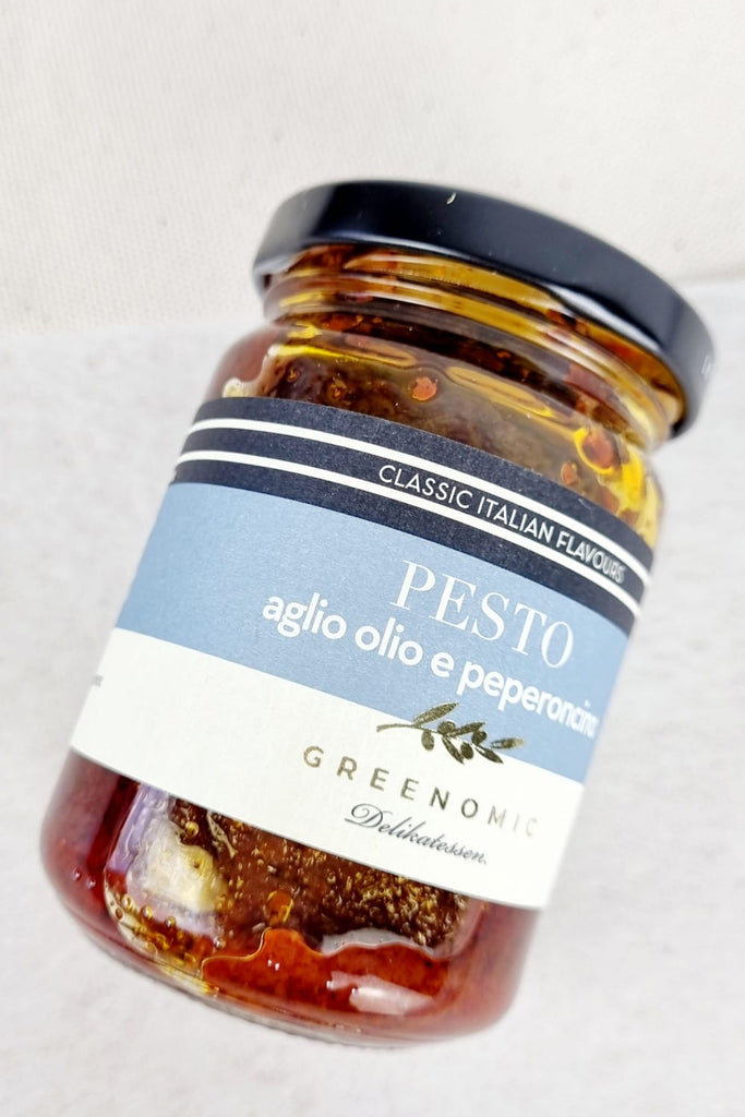 peperoncino pesto greenomic pasta creme