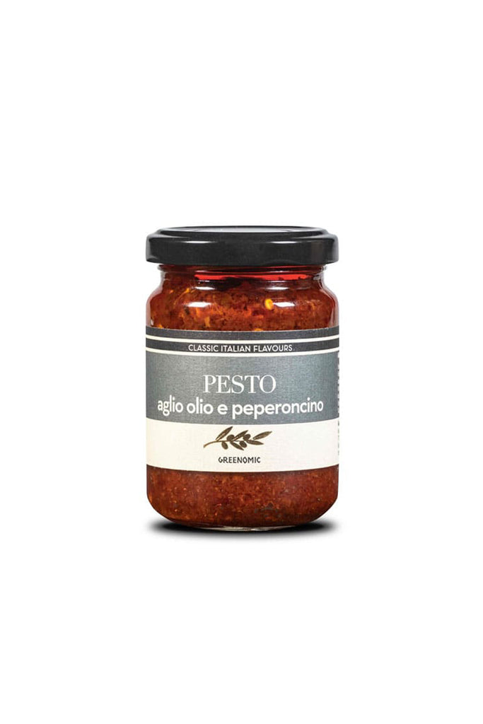 peperoncino pesto greenomic pasta creme