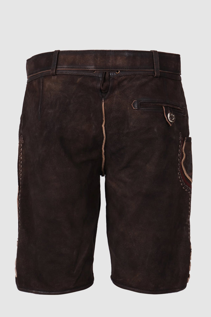 Herren Lederhose  - Modell FURCHTLOS UND TREU 3 - Krüger Buam - 906971-0-0076