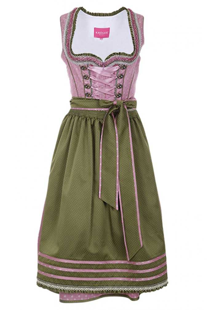 Dirndl - Krüger Madl - inkl. Schürze - 70 cm - 046077-0-0033