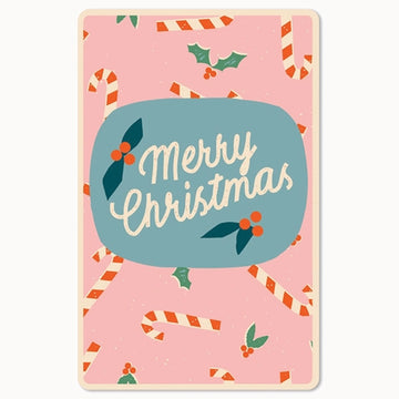 Postkarte - Modell Merry Christmas
