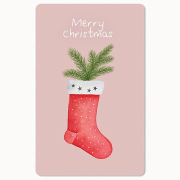 Postkarte - Modell Christmas stocking