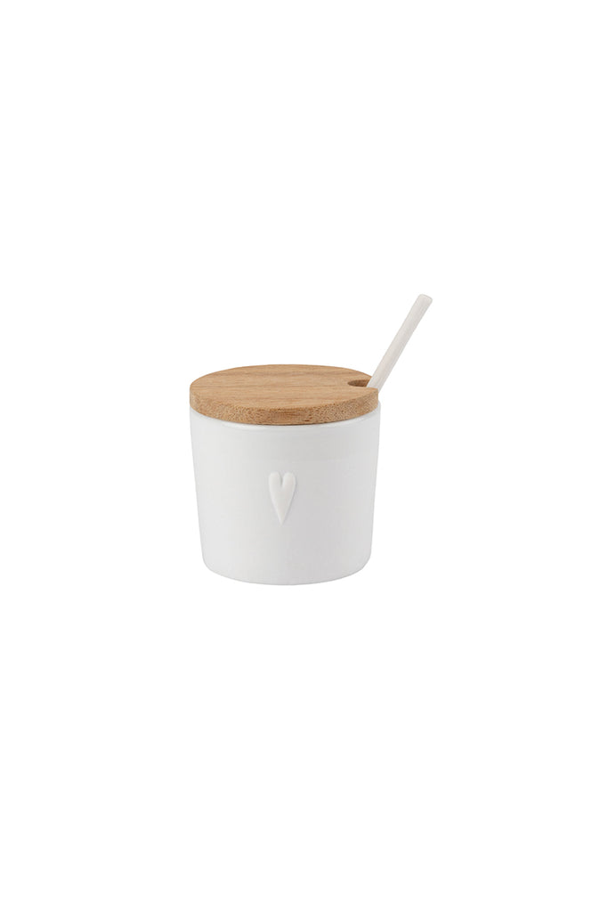 MILCH UND ZUCKER kännchen aus porzellan mit herz von räder