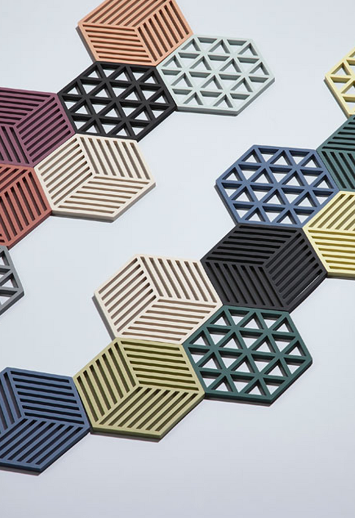 untersetzer von zone sechseckig hexagon form VE2 Design