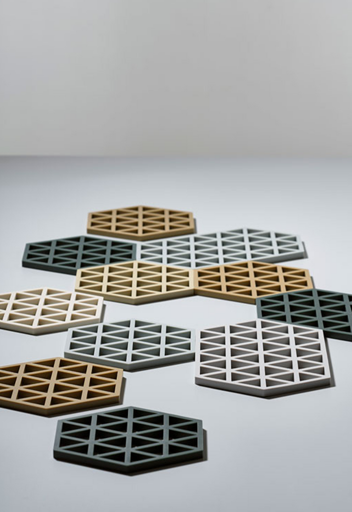 untersetzer von zone sechseckig triangle form VE2 Design