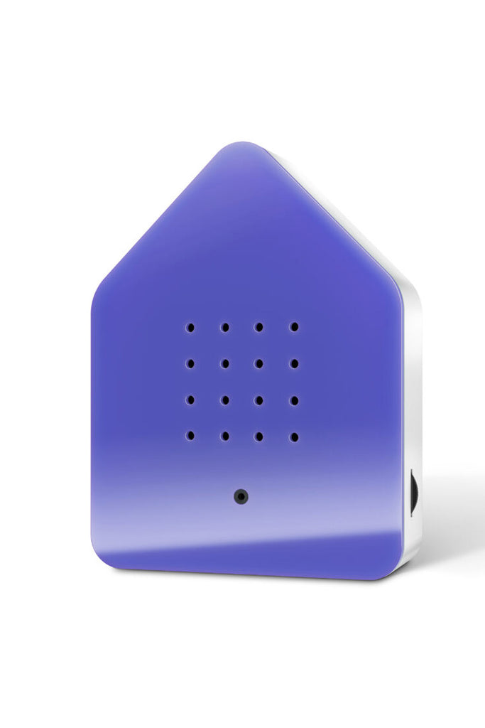 zwitscherbox mit vogelsound violett